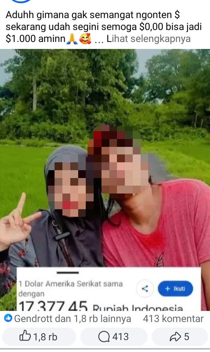 itsvisenya's tweet photo. stress rupiah anjlok, meanhwile konten kreator facebookpro merayakan😭 https://t.co/vzod8GibIm