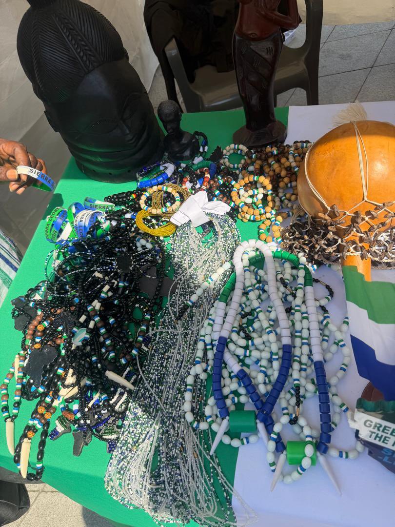 EmbassyRok's tweet photo. The Embassy of Sierra Leone proudly participated in the 2026 Seoul Friendship Festival at the Dongdaemun Design Plaza in Seoul, showcasing Sierra Leone’s rich culture, traditional attire, and handmade crafts alongside 74 countries from around the world.
#SierraLeone #SeoulFriendshipFestival #Culture #Diplomacy #Seoul #CulturalExchange #AfricaInKorea #DDP
