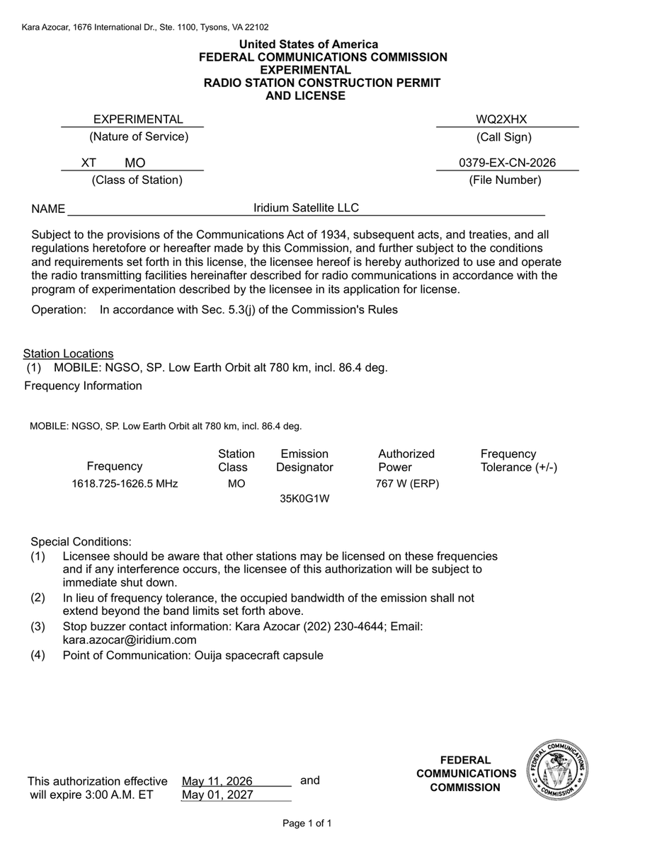 FCC Filing Alerts tweet media