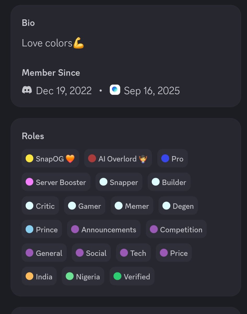 yinkamath's tweet photo. I just secured the Snap OG role in the @askjuneai Discord! 🏆
​The 30-second BTC markets on @TheSnapMarkets are no joke, but the vision was clear. 
Just cracked the Global Leaderboard at #6 with a 9-streak. 📈
​The momentum is real. 🚀 #SnapMarkets #BTC #Trading https://t.co/jYBlNrAWGd