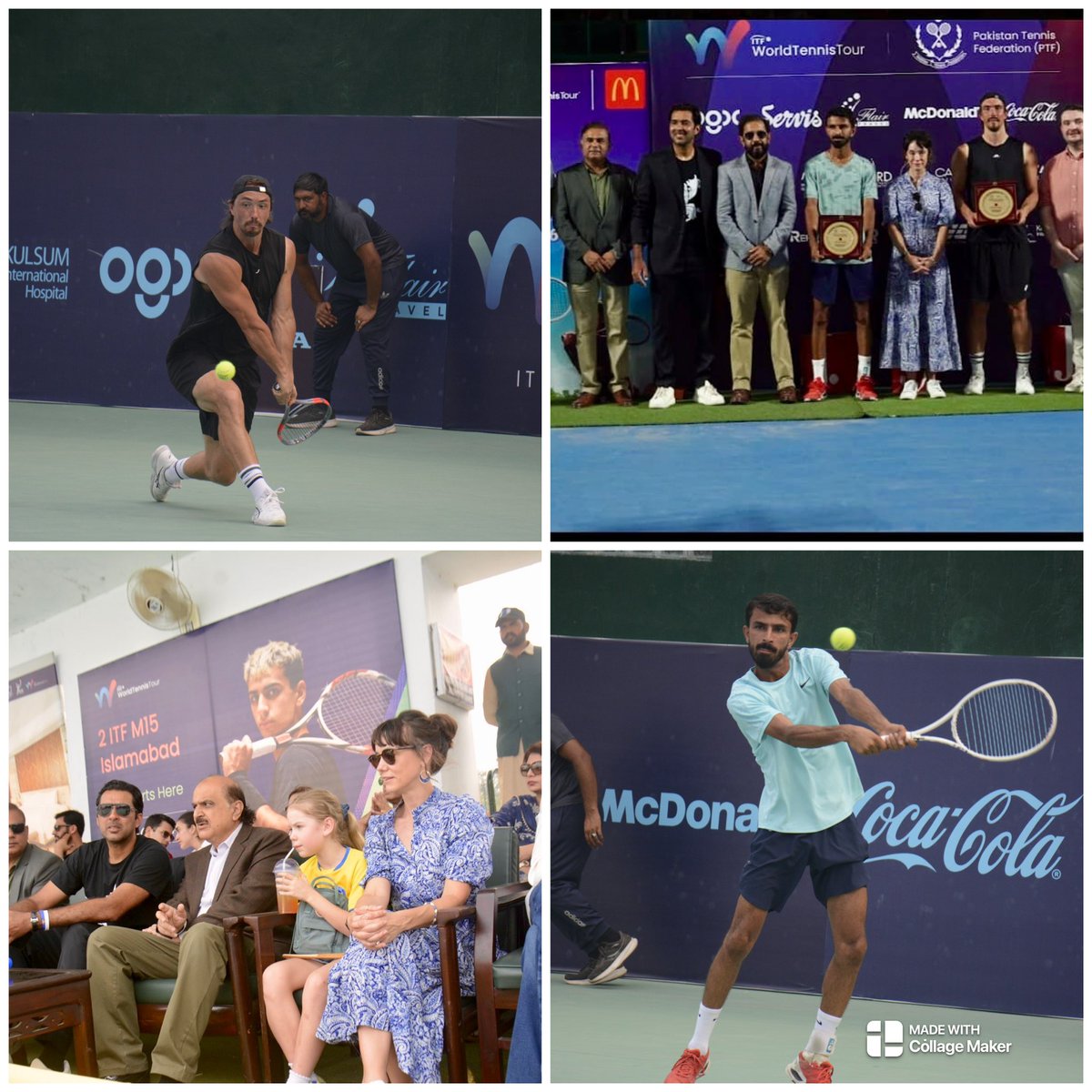 SwedenAmbPK's tweet photo. Another display of world class tennis🎾 in Islamabad! 

What a thrilling, nail biter of a game when Arvid Nordquist 🇸🇪 clinched the McDonald’s Pakistan ITF Championship
2026 🏆 against 🇵🇰 rising star Muhammad Shoaib! 

Congratulations 👏🏻👏🏻to both players for a brilliant game! https://t.co/EgzKV8lGtN