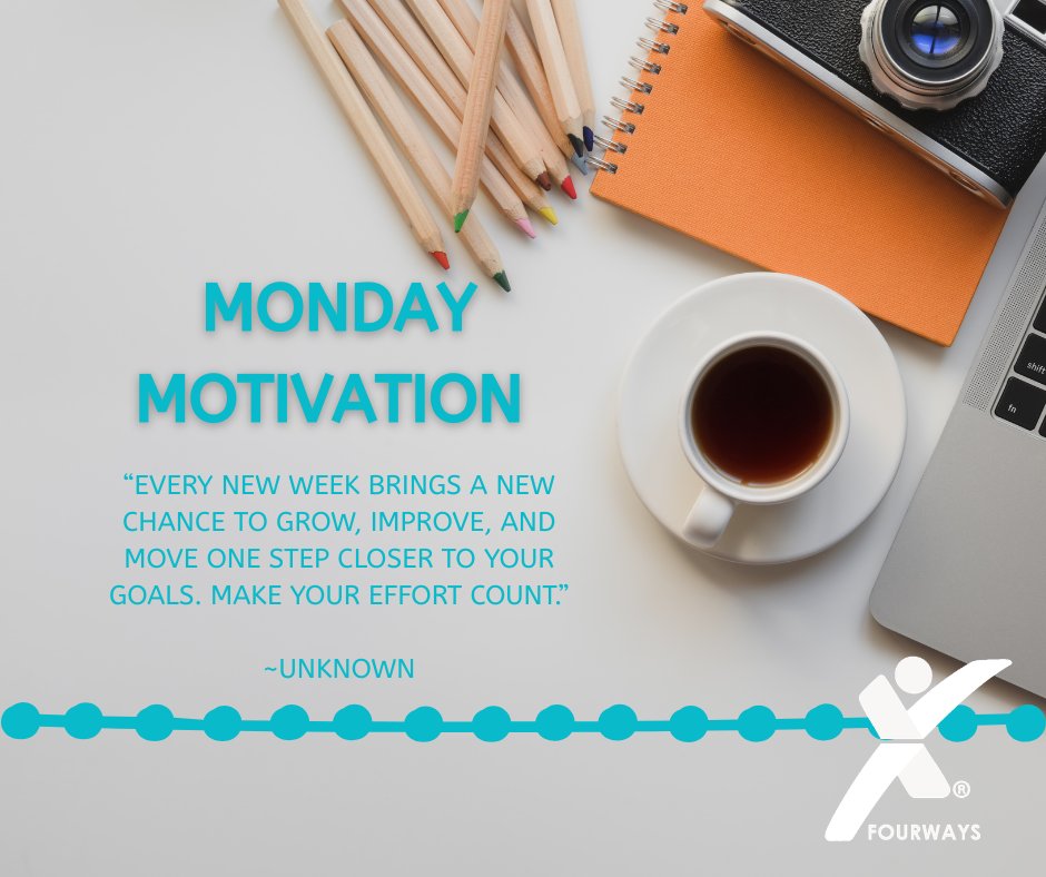 EFourways's tweet photo. Monday Motivation ⭐️

“Every new week brings a new chance to grow, improve, and move one step closer to your goals. Make your effort count.”

~Unknown

#MondayMotivation #StaffingExperts #PuttingAMillionPeopletoWork #ExpressProsFourways #FourwaysAlways https://t.co/RsszzHkOkk