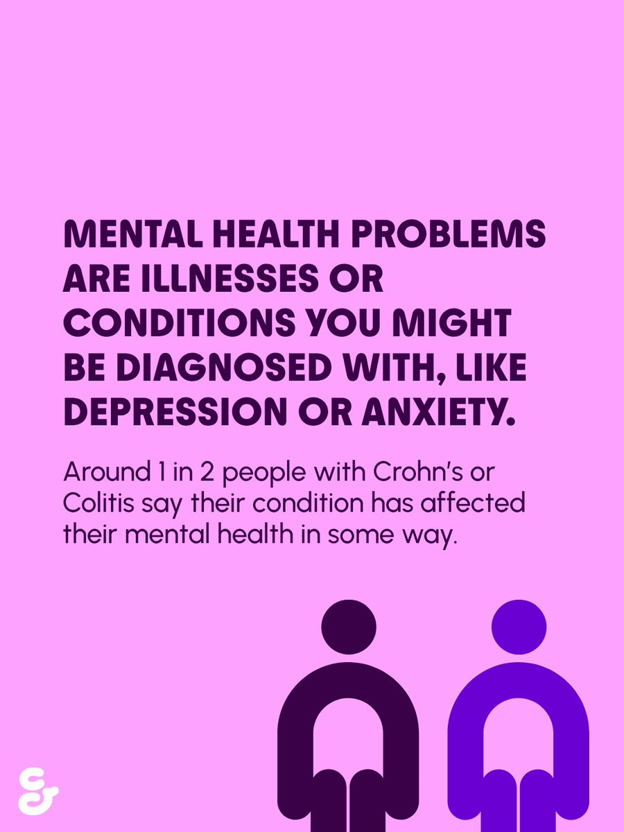 CrohnsColitisUK's tweet photo. It's #MentalHealthAwarenessWeek. People with Crohn’s or Colitis are at greater risk of mental health problems, such as stress, anxiety or depression. Mental health problems can have a negative effect on gut symptoms. 

For support and advice, visit https://t.co/17UOoQ9qxs https://t.co/HwaehAzUBU
