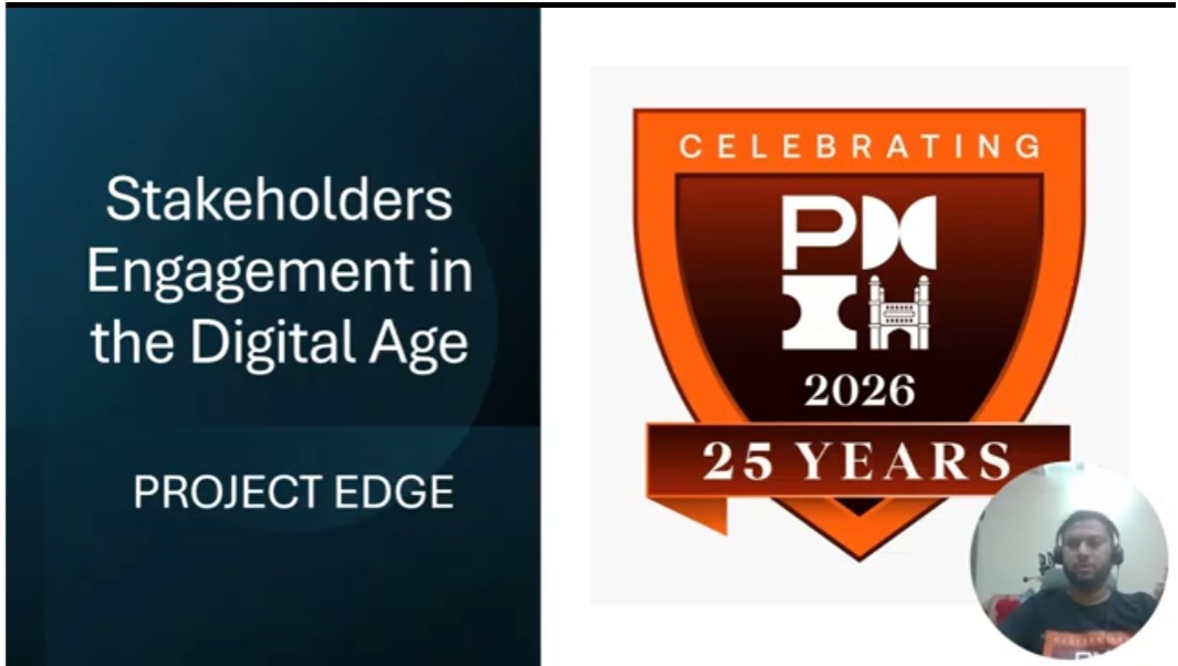 PMI Pearl City Chapter - Hyderabad tweet media