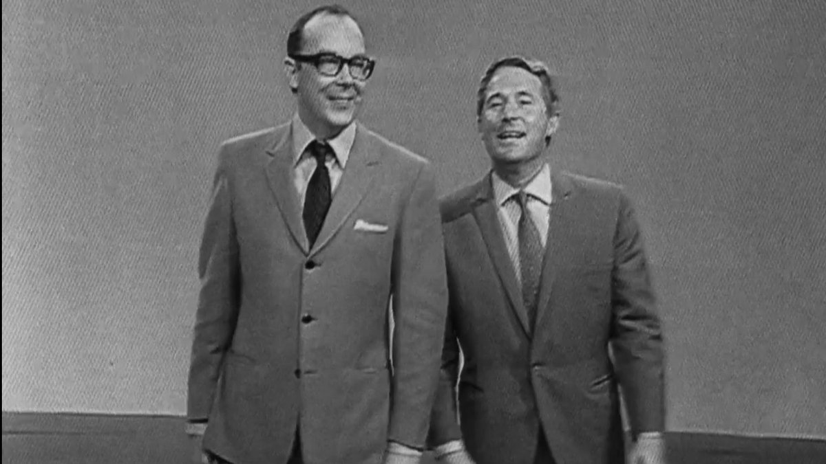 filmisfabulous's tweet photo. The Morecambe and Wise Show

This Thursday, 14th May, is the centenary of Eric Morecambe’s birth. To celebrate, the missing episode of The Morecambe and Wise Show found by Film is Fabulous! will be broadcast on BBC 4, and released on BBC iPlayer from 8pm. https://t.co/8rKHj5kuX9