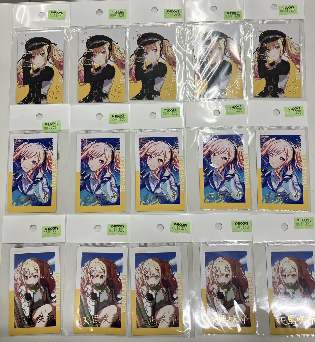 入荷情報】 プロジェクトセカイ エピカ 箔押し 天馬咲希 大量入荷して