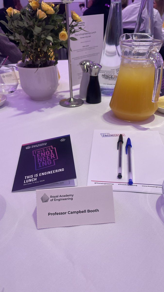 profcbooth's tweet photo. @ThisIsEng delighted to be attending the “This is Engineering” event at the Royal Academy of Engineering @RAEngNews. Exciting, plus a self-driving car parked outside to geek me out. https://t.co/34peOZ79TO
