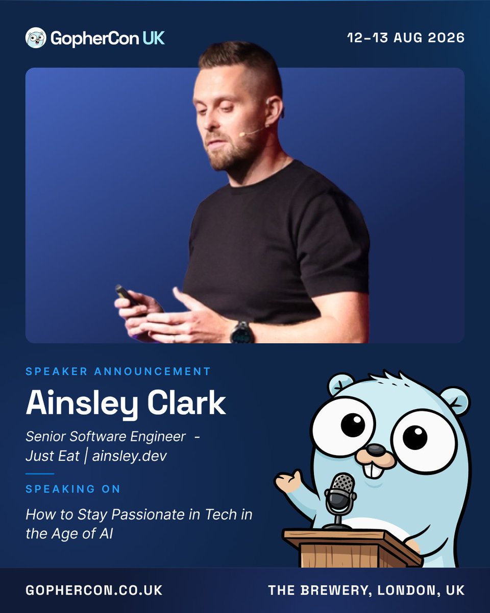GopherCon UK tweet media