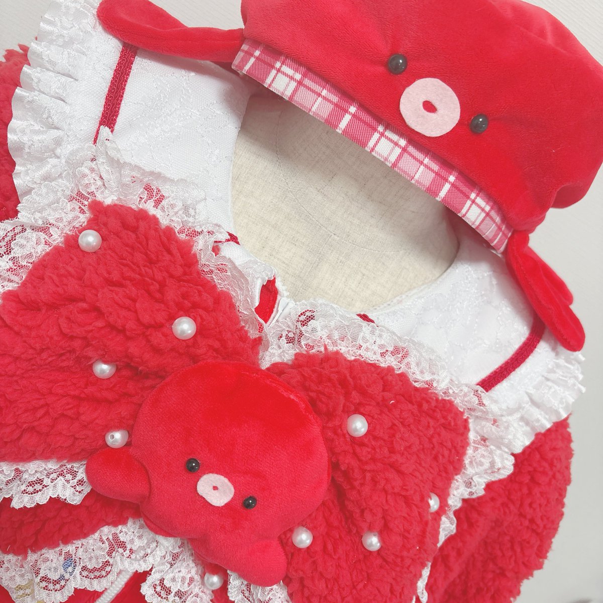 pukupuku_u_'s tweet photo. 笑う門には福来たる　桜庭あこ（@warafuku_aco ）さん生誕衣装を制作させていただきました🐙🐙 https://t.co/cITC2UKMew