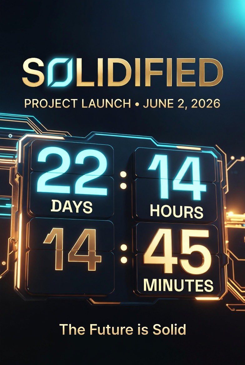 Solidified Project tweet media