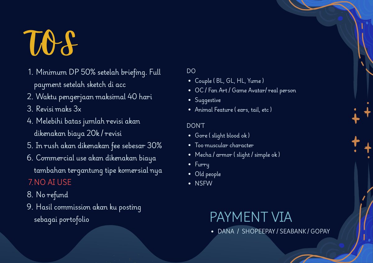 Raell101's tweet photo. [ Like and rt are appreciated ] ❤️
Halo guys aku open cms 0/4 untuk bulan ini dan local 🇮🇩 only :D
Untuk sample lainnya bisa kalian cek profilku, juga @Ruell01
Kindly dm me if you interested :D
#opencommission #commissionopen #zonauangㅤ https://t.co/k2cfwTsUUj