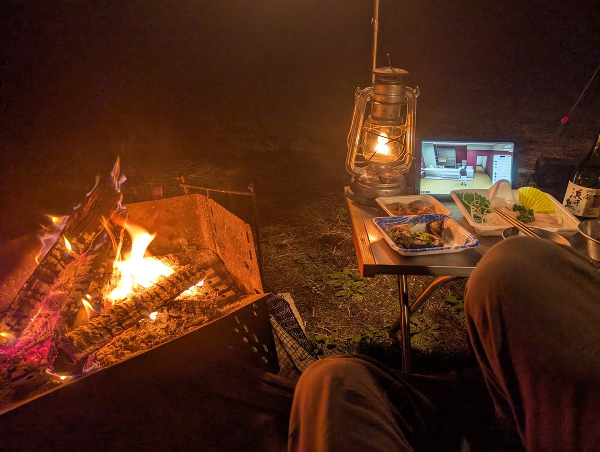 kono_itijou's tweet photo. ようやく行けるモチベーションと体調になったので、キャンプへ！！
贅沢に過ごしていました！ https://t.co/tFXyY2gkjp
