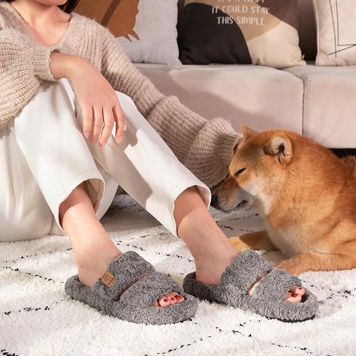 EibarShop's tweet photo. EverFoams Womens Fuzzy Open-toe Slippers Soft Comfy Memory Foam Indoor House Shoes
https://t.co/G5DslwO5Zv https://t.co/7tMulrdeh8
