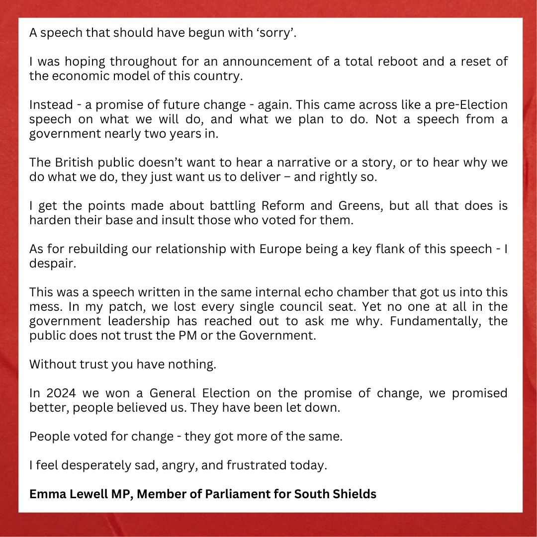 Emma Lewell MP tweet media