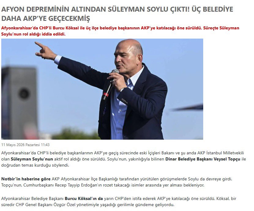 Süleyman Soylu tweet media