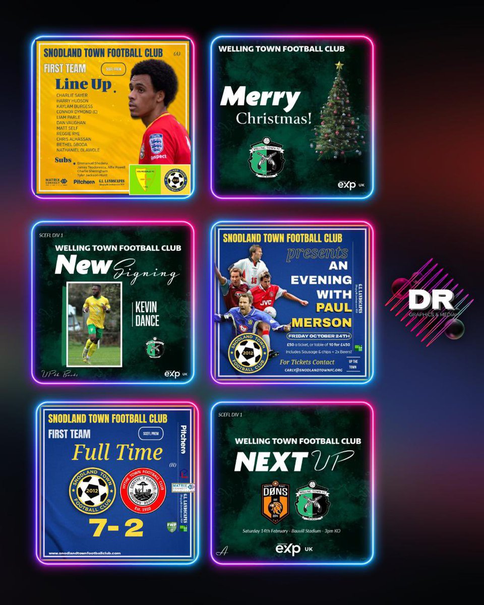 DRGraphics25's tweet photo. Footballing Graphics Available Now!!

Are you a Football Club looking to boost their social media profile?⚽️ 

Would you like graphics made for the new season?🎨

Please contact us if you are interested👏 

Shares / Retweets appreciated 

@SCEFLeague @KCFL1516 
#NonLeague https://t.co/PxyneBRhHY