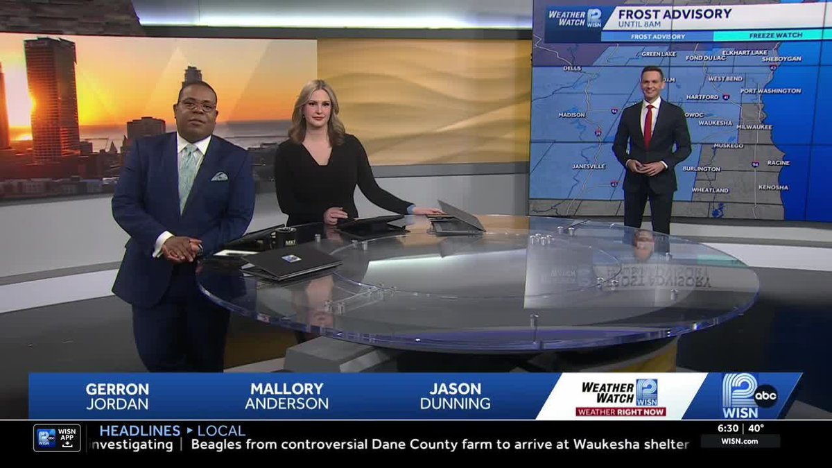 GerronJordan's tweet photo. Good morning, Monday. Another chilly, dry start to the day but Meteorologist Jason Dunning is tracking rain and storms. 

@WISN12News 4:30-7AM ⛅️ 

📲STREAMING: https://t.co/wHHvB2OcB1 https://t.co/hczbl7uFyV