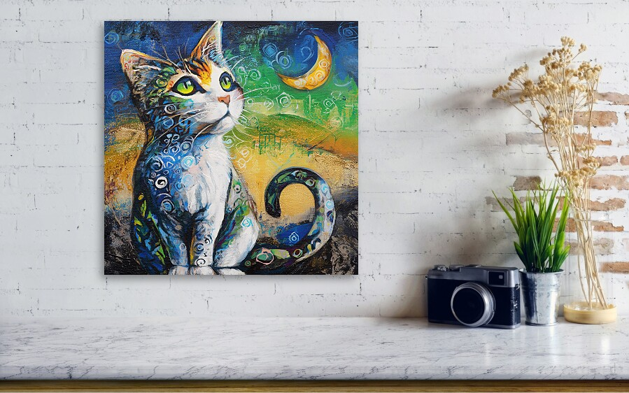 LisaSBaker444's tweet photo. Blusey Moon Kitty: https://t.co/YG73B2WhYH 

#kitty #cat #cats #caturday #catloversart #catart #animalart #blueart #art #arte #artwork #wallart #homedecor #artforhome #artforsale #buyintoart #artprints #canavsprints #artistonx https://t.co/b0GXyf1Mta