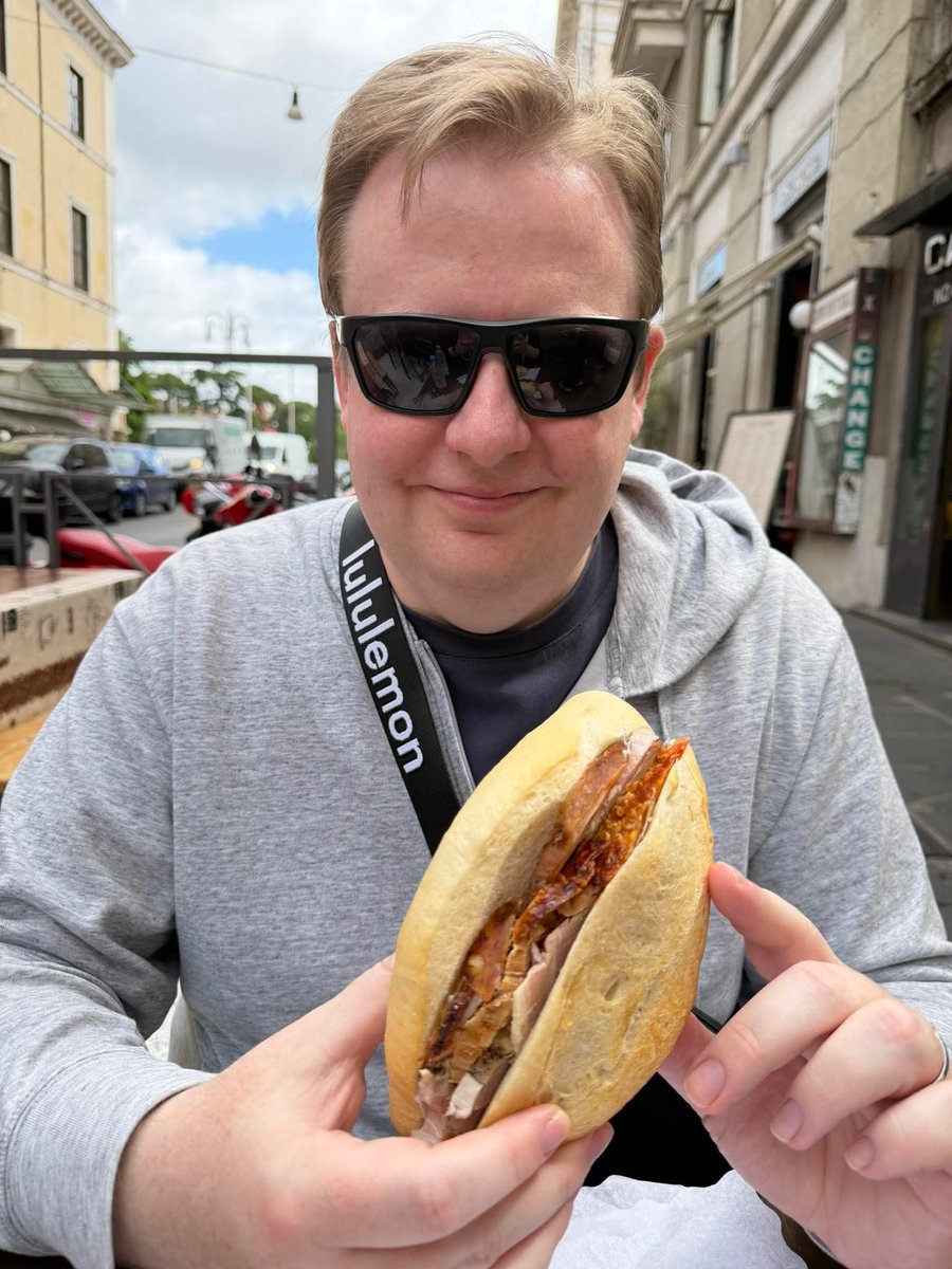 Stuck at home  but living vicariously through my son's Italian