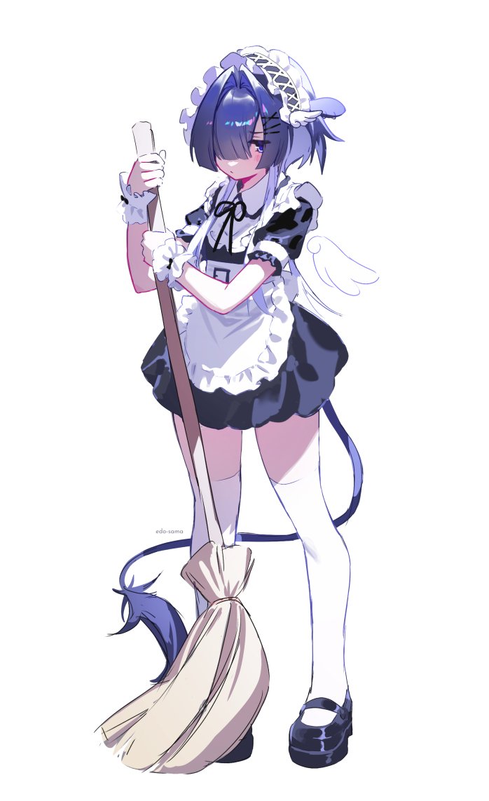 edo_sama's tweet photo. I'm late for maid day but i can still clean ʚ₍ᐢ. .ᐢ₎ɞ https://t.co/p0vngZE618