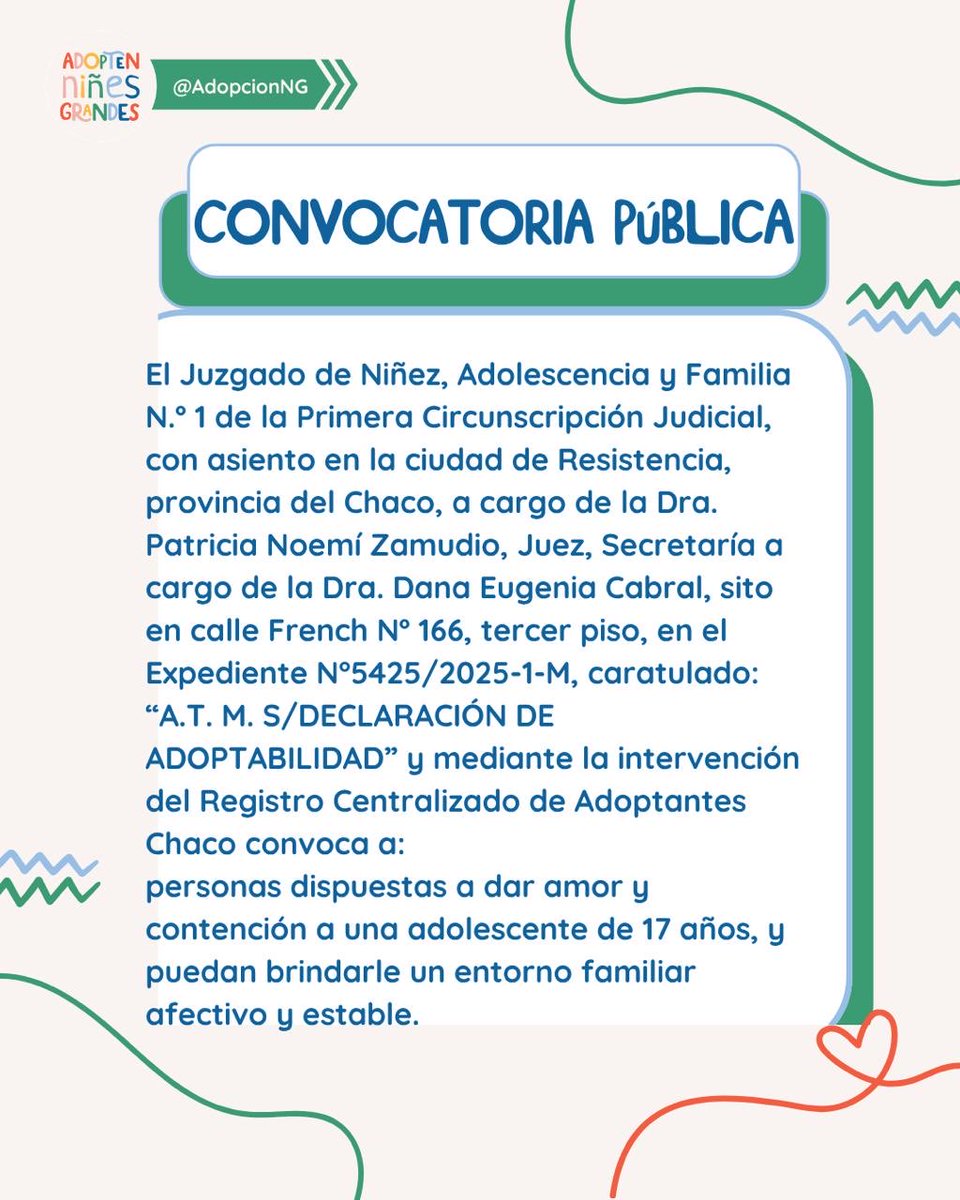 #AdoptenNiñesGrandes tweet media