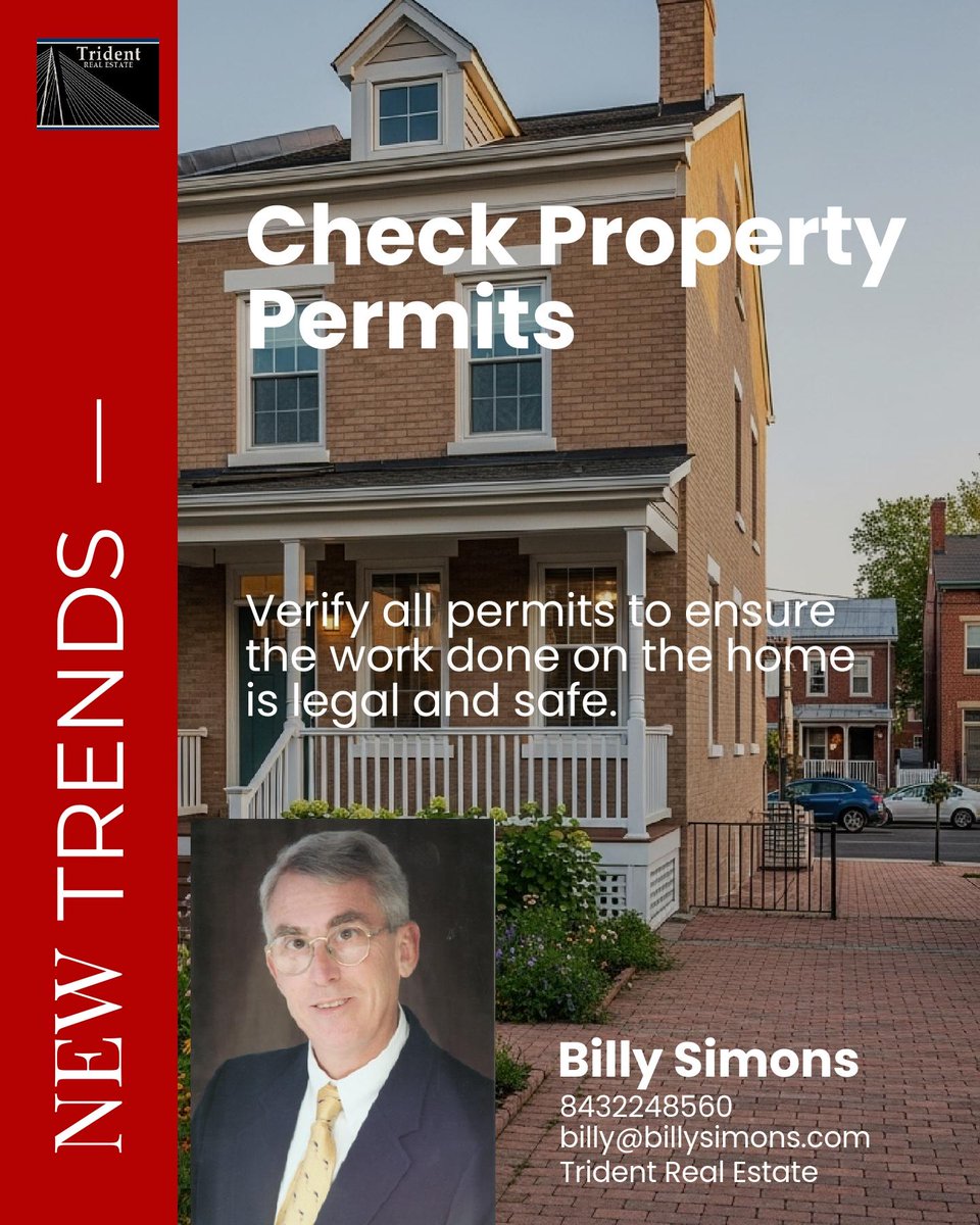 simonsbilly's tweet photo. Smart buyers prep for inspections by checking permits, insurance risks, and major systems before hiring a pro. What’s your top must-check before you schedule the inspection? https://t.co/hWpuFFT5af