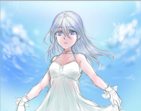 ω')なんだかんだで青空はあるが、雲がない絵が多いんよな。うち