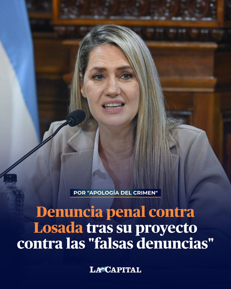 DENUNCIADA PENALMENTE

La senadora santafesina Carolina Losada fue denunciada penalmente por su proyecto de ley que busca endurecer las penas por falsas denuncias y falso testimonio en causas vinculadas a violencia de género, abuso sexual y violencia contra niños, niñas y