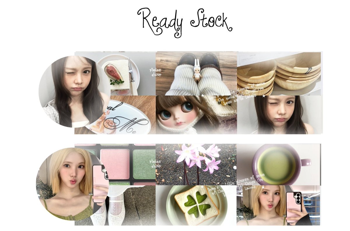giyslle's tweet photo. help rt, thank you. < #bealanja > ⭐️🥢

halo aku mau flash sale 6 layout ready stock Ulzzang, Olivia, Giselle, Anna, Carmen, Jiwoo. bagi yang berminat boleh langsung dm ke tele https://t.co/ey86gHPQwE maupun dm req, jangan lupa @ after dm, untuk price 4,5k/each! https://t.co/hSgOtxT8ir