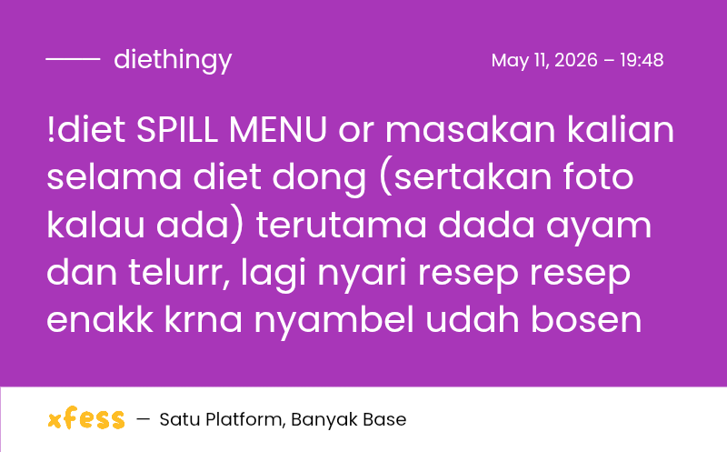 DIETHINGY (KIRIM MFS? CEK PINNED) tweet media