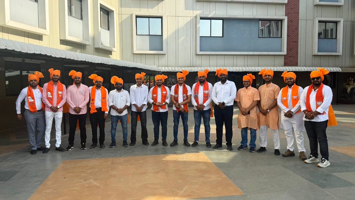 RangamT's tweet photo. BJYM is energised to welcome PM @narendramodi ji in #Vadodara for a grand road show after the tremendous victory in West Bengal, Assam &amp; Puducherry. https://t.co/jyUXcLqI61