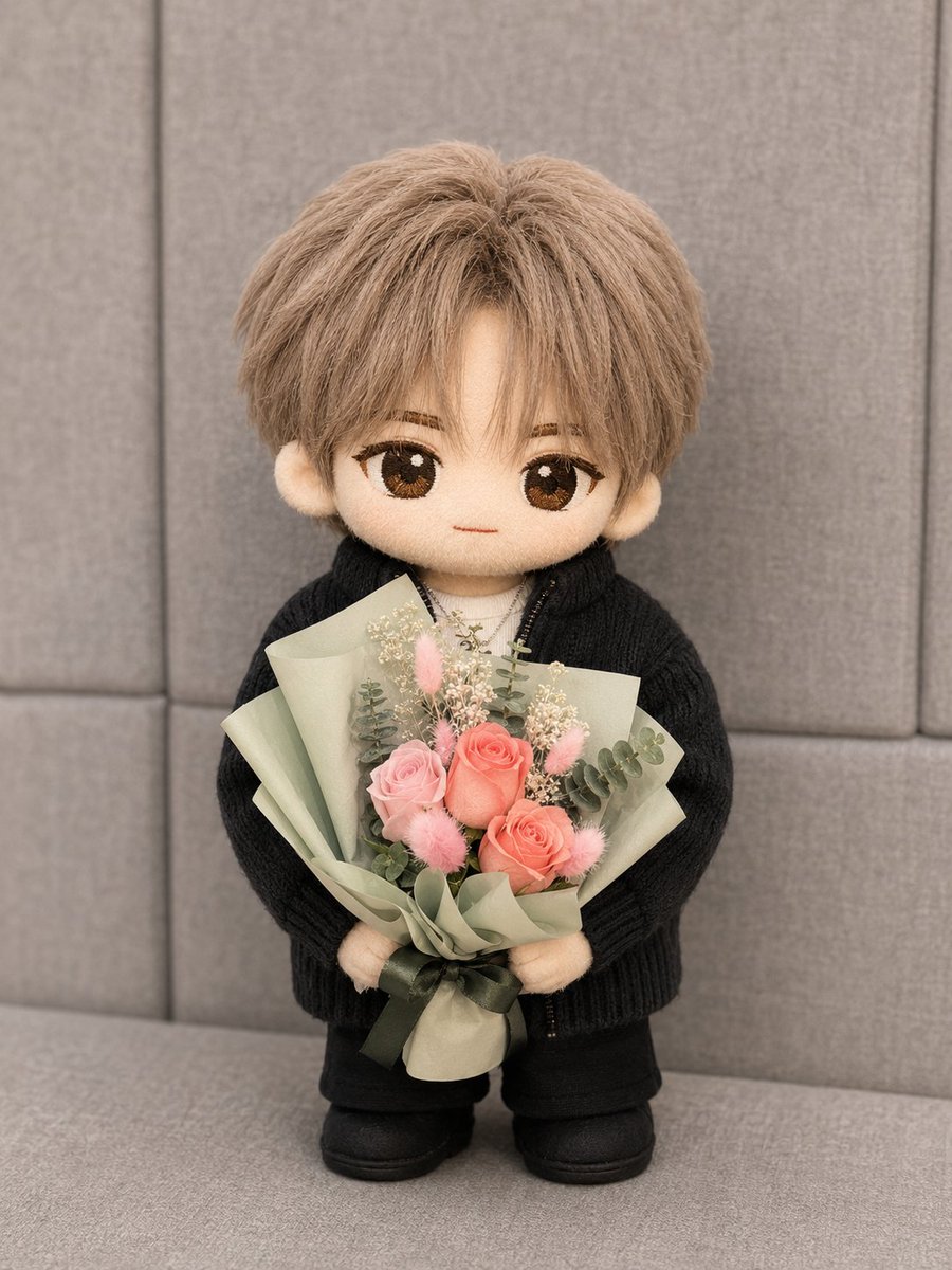 大好きなジェジュン😎💕を、AIでぬいぐるみにしちゃいました🩷 パート2