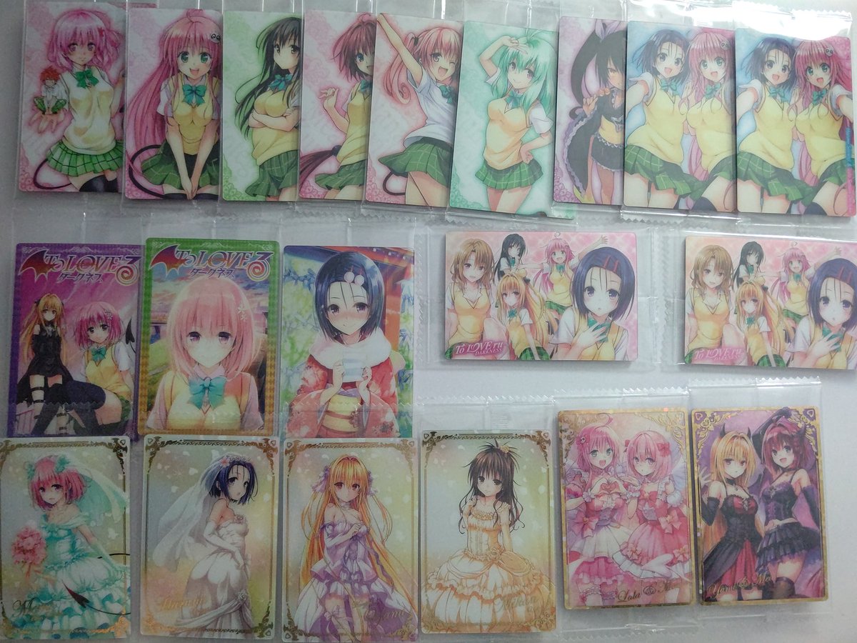 ToLOVEるダークネス ウエハース1BOX分！ 箱内でも普通にダブる鬼畜仕様