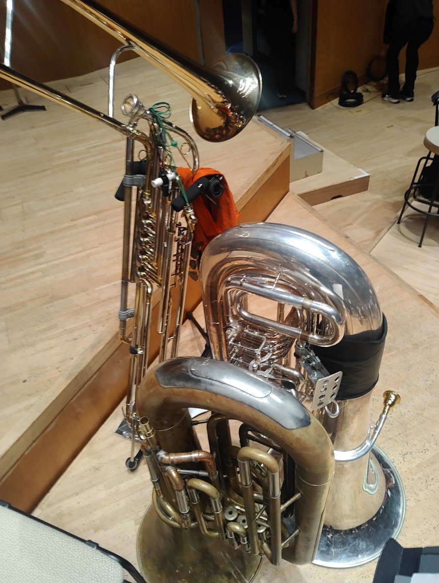 ten_apos's tweet photo. チンバッソはこくりゅうで指示が出たので使用。そのついでにプレコンで使用。　#バロンオケ https://t.co/GpXBl02m4I