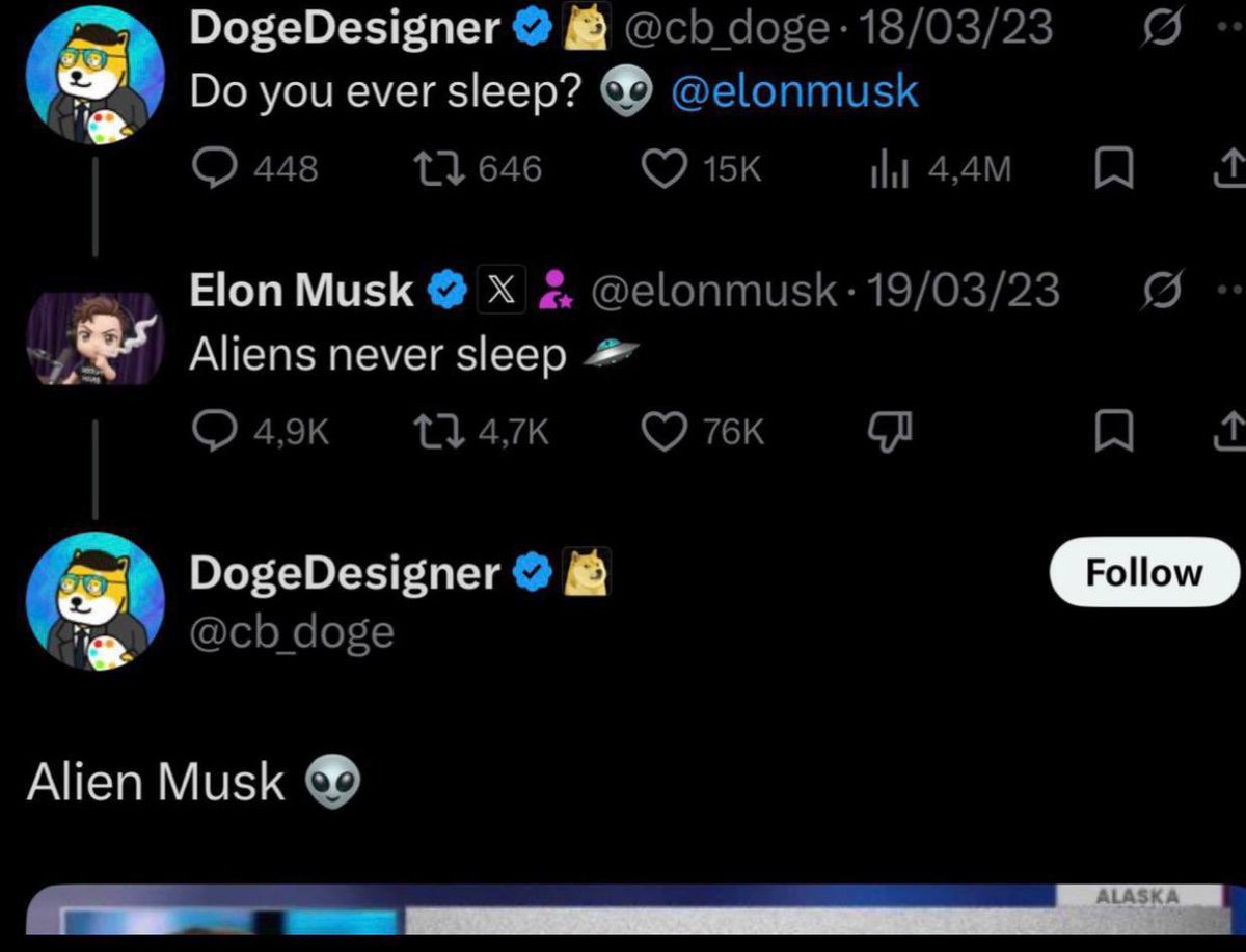 FirstAlienMusk's tweet photo. @GetMouve But It seems no one has picked op on this yet, Alien Musk confirmed by cb doge (doge designer)

0xD23b07c1CBf6F3389Fe4F588B723aB1995419088

TG: https://t.co/JEzRlmZ3Ks

Proof : https://t.co/WUyLqLuT5S https://t.co/H4OngcZVff