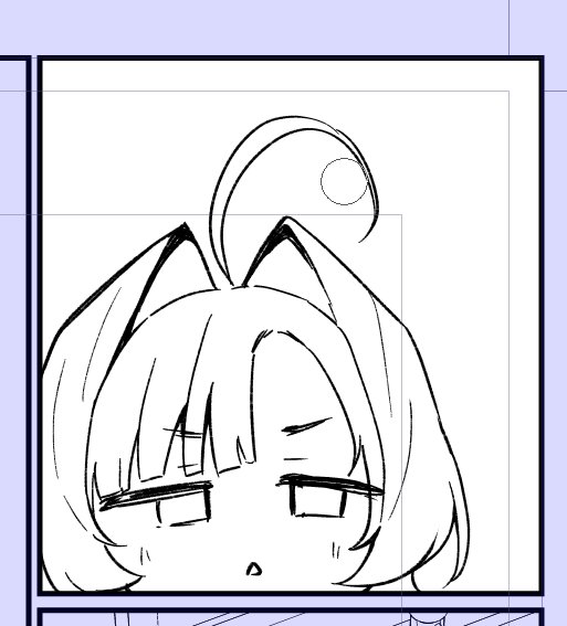 我ながら可愛く描けているのではないでしょうかという進捗 