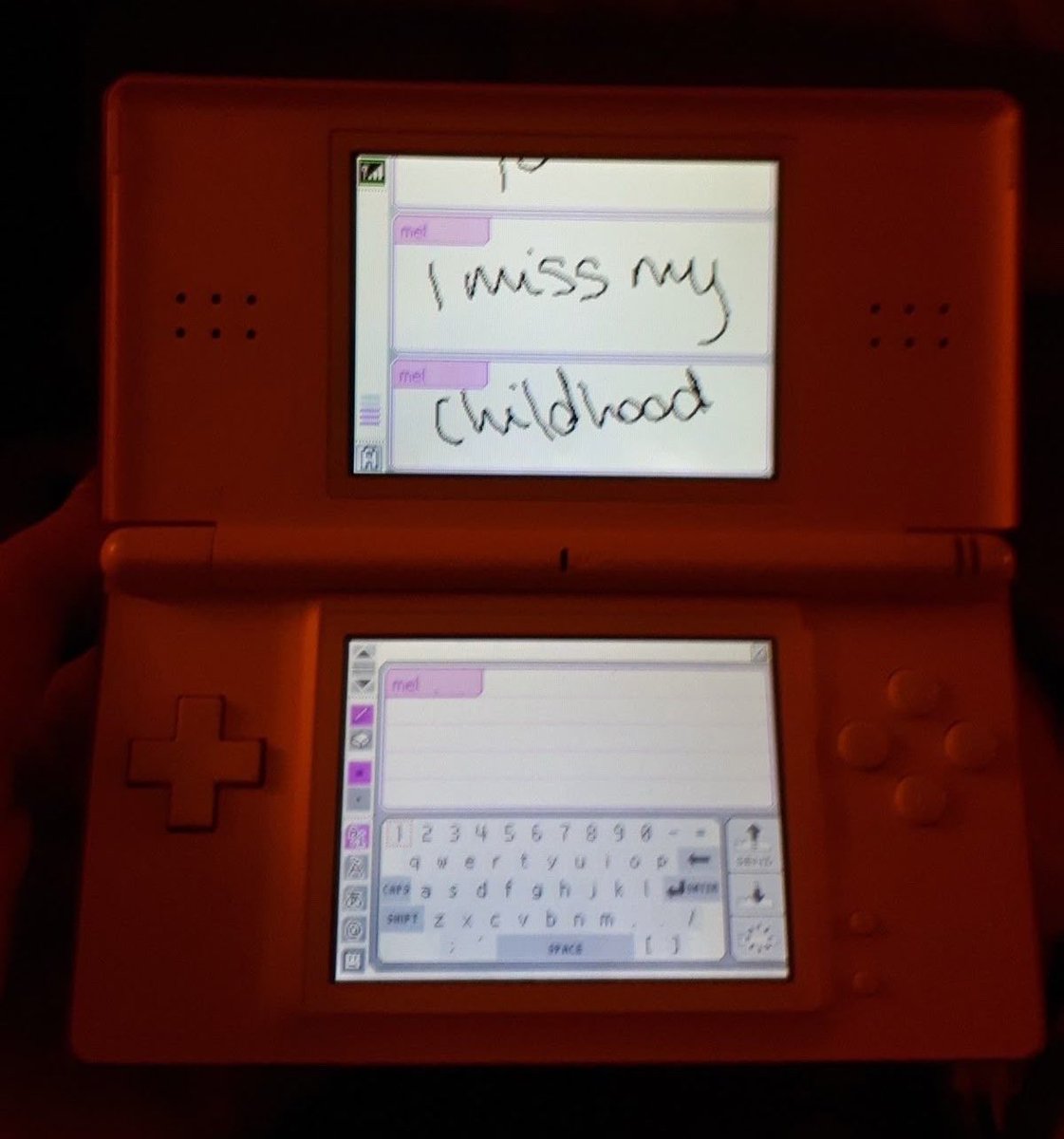 メル old vibes of the nintendo ds