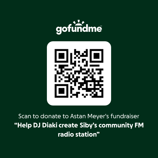 DJDiaki's tweet photo. 📻🇲🇱 This QR code can change an entire community.

Every scan = a chance to support our radio project in Siby. A voice to inform, inspire, and give hope to young people 💛

Even €1 can help make this dream a reality. Scan • Donate • Share 🙏 #GoFundMe #Support #RadioFM #Mali https://t.co/jqFOGpHfLb