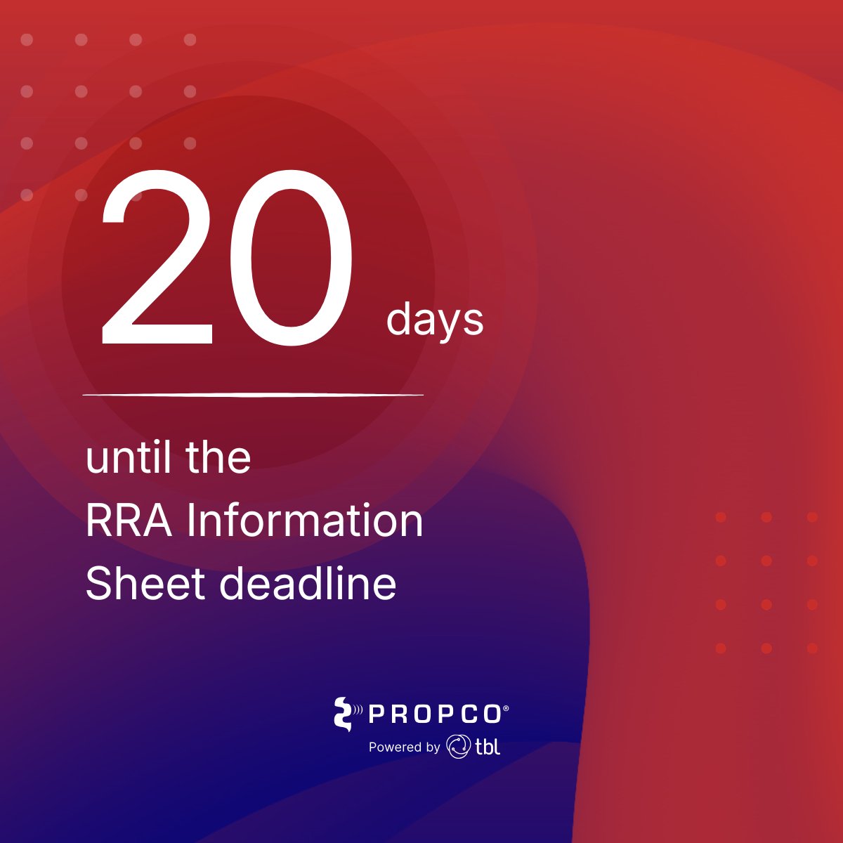 PropCo_Software's tweet photo. 31 May 2026.

Every named tenant on an AST or assured tenancy created before 1 May 2026 must have received the official government Information Sheet by this date.

How are you managing the distribution across your portfolio — manually?

#RentersRightsAct #LettingAgents https://t.co/dfzOIrvdNp