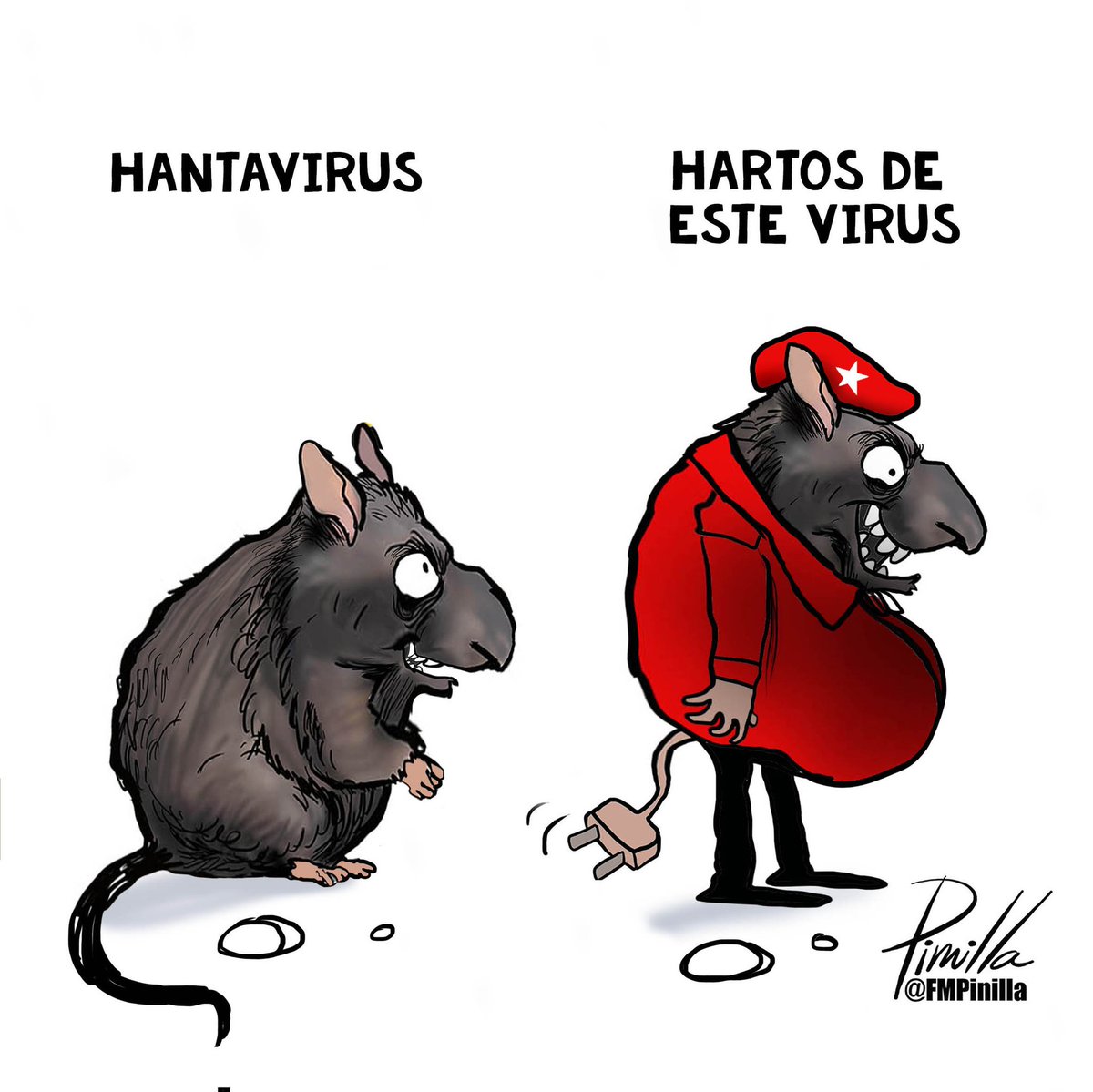 Dos virus...
•
Caricatura para @elnacionalweb 
•
#caricatura #cartoon #venezuela #venezolanos #noticia