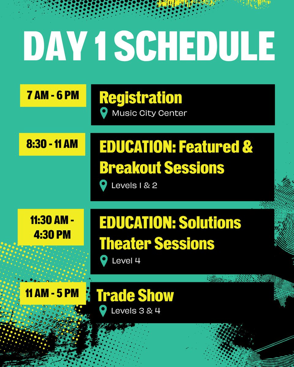 CarWashOrg's tweet photo. If The Preview Party set the tone, Day 1 takes it up a notch.

Education sessions, The Big Bash, and fully activated show floors are all on the agenda today at The Car Wash Show™ 2026.

Be where it’s happening.

#GoCarWashShow https://t.co/lvFY7nqywl