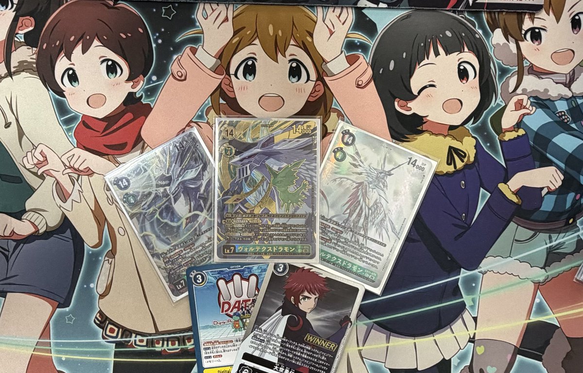 デジモンカード　ヴォルテクスドラモンデッキ 19時30分より開催した、デジモンカード テイマーバトルの優勝デッキは