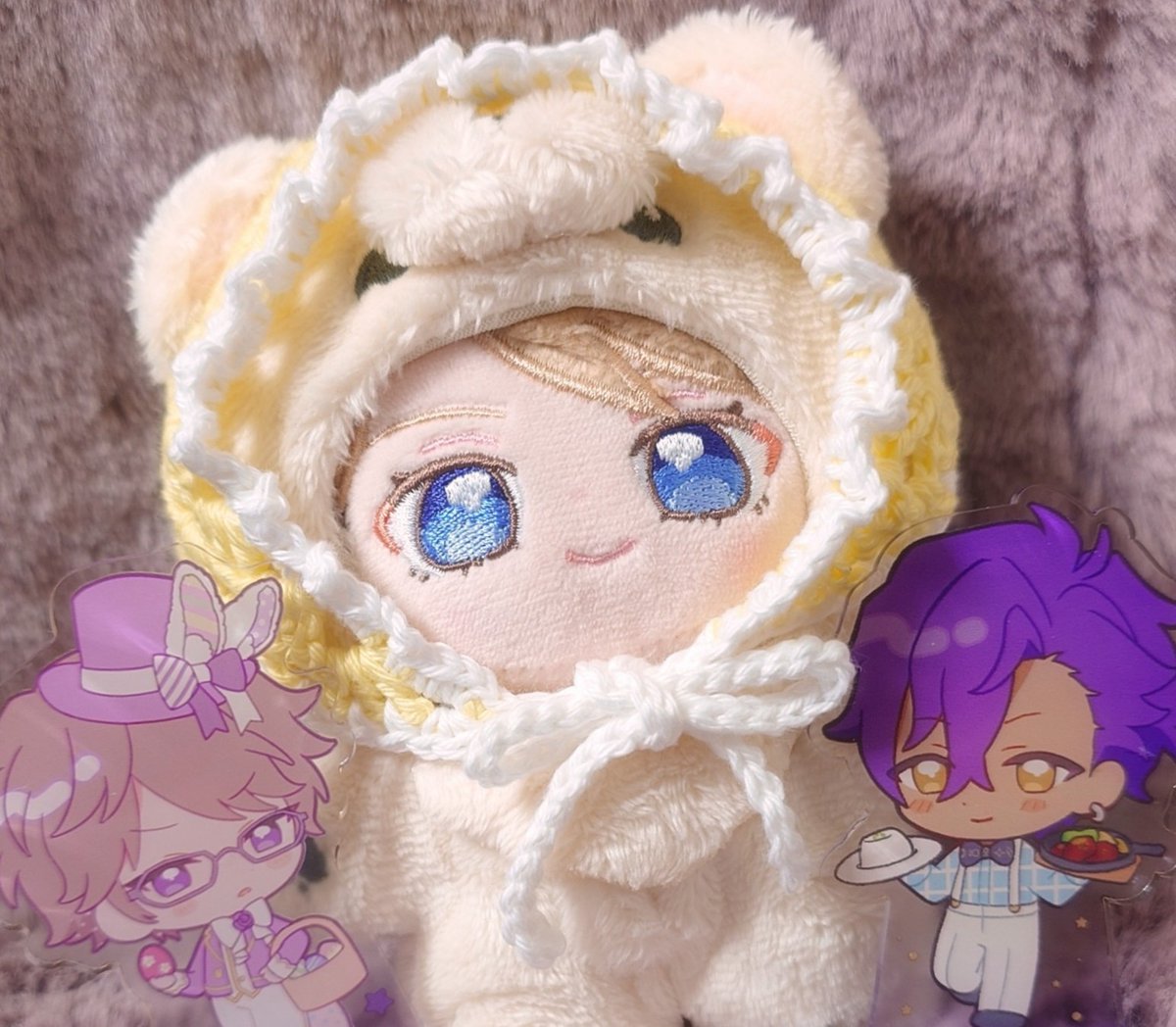 thoughts_3101's tweet photo. はーちゃん(@ofukurosun)からプレゼントいただいたので、みてみてする🎁ˎˊ˗

あん★君の推しぬい様達にバブーシュカを作っていただいたのです🧸もうバブみ凄くてめちゃ可愛い👶💕他にもたくさんグッズを譲っていただきました🥹🌹

はーちゃんありがとう🫶🏻✨
今度一緒にぬいちゃんお写真撮らせてね📸 https://t.co/wm2kMxYbfn