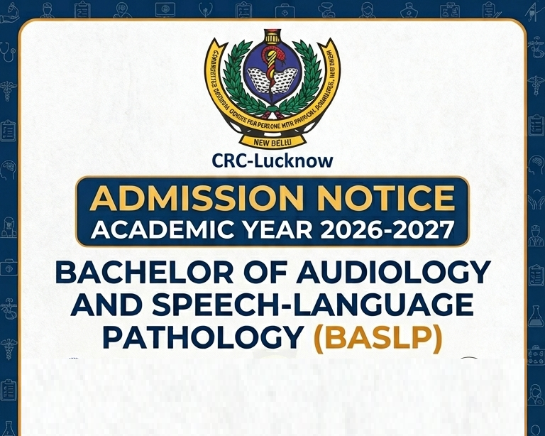 CRC_Lucknow's tweet photo. Online application for BASLP Course for academic Year 2026-2027 at CRC Lucknow affiliated with ABVMU, Lucknow, UP.
English CAHET Bachelor Information Bulletin.pdf https://t.co/1rf5eMe3yr
#Admissionopen #BASLP #CRCLUCKNOW https://t.co/I83UAZvxJL