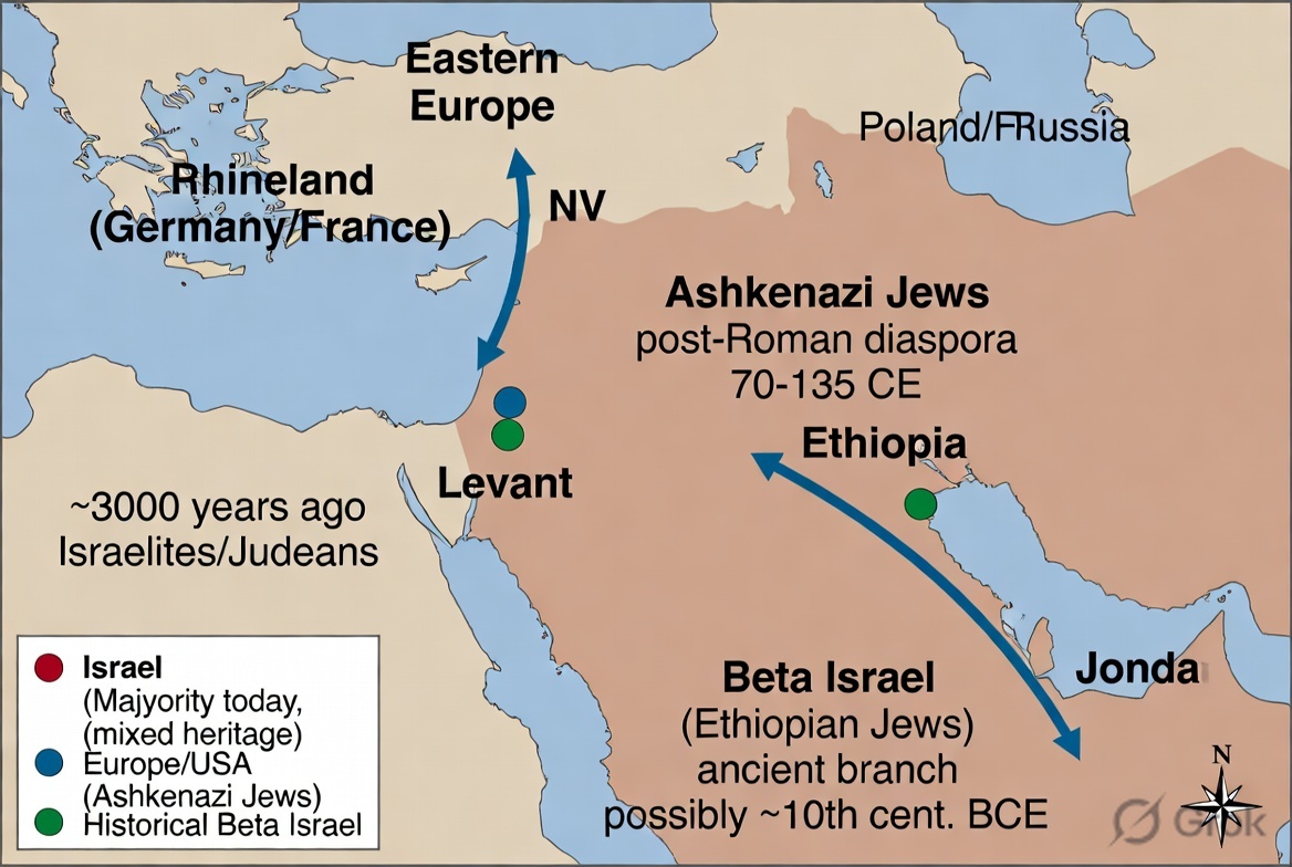 @RepBryan37 Ancient Judeans/Israelites originated in the Levant ...
