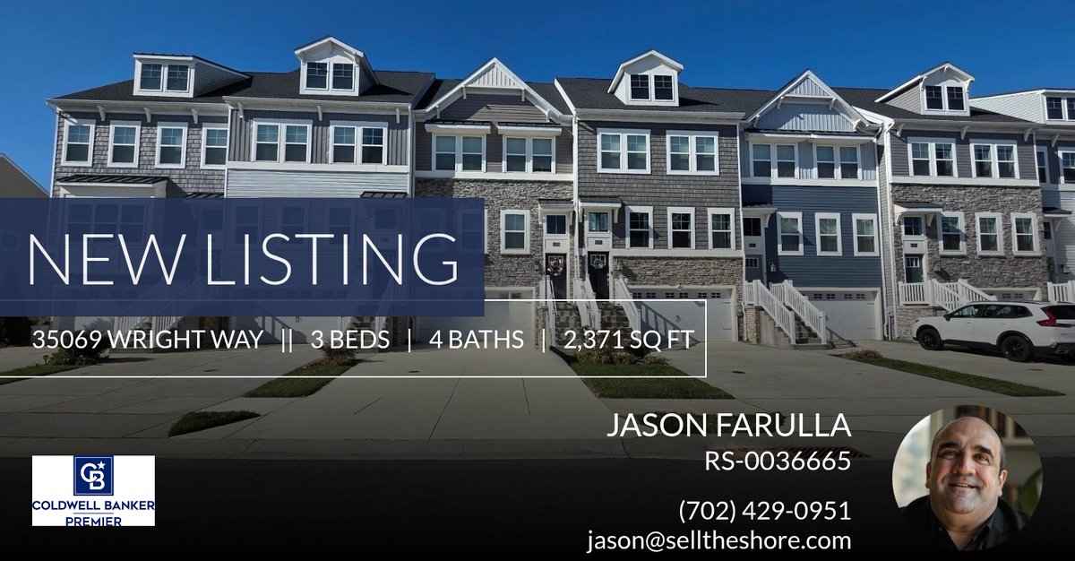 JasonFarulla's tweet photo. 📍 New Listing 📍 Take a look at this fantastic new property that just hit the market located at 35069 Wright Way in Millsboro. Reach out here or at (702) 429-0951 for more information

Jason Farulla , Your experienced agent always... https://t.co/bp1tZeOIpN https://t.co/AO1EIoedGN