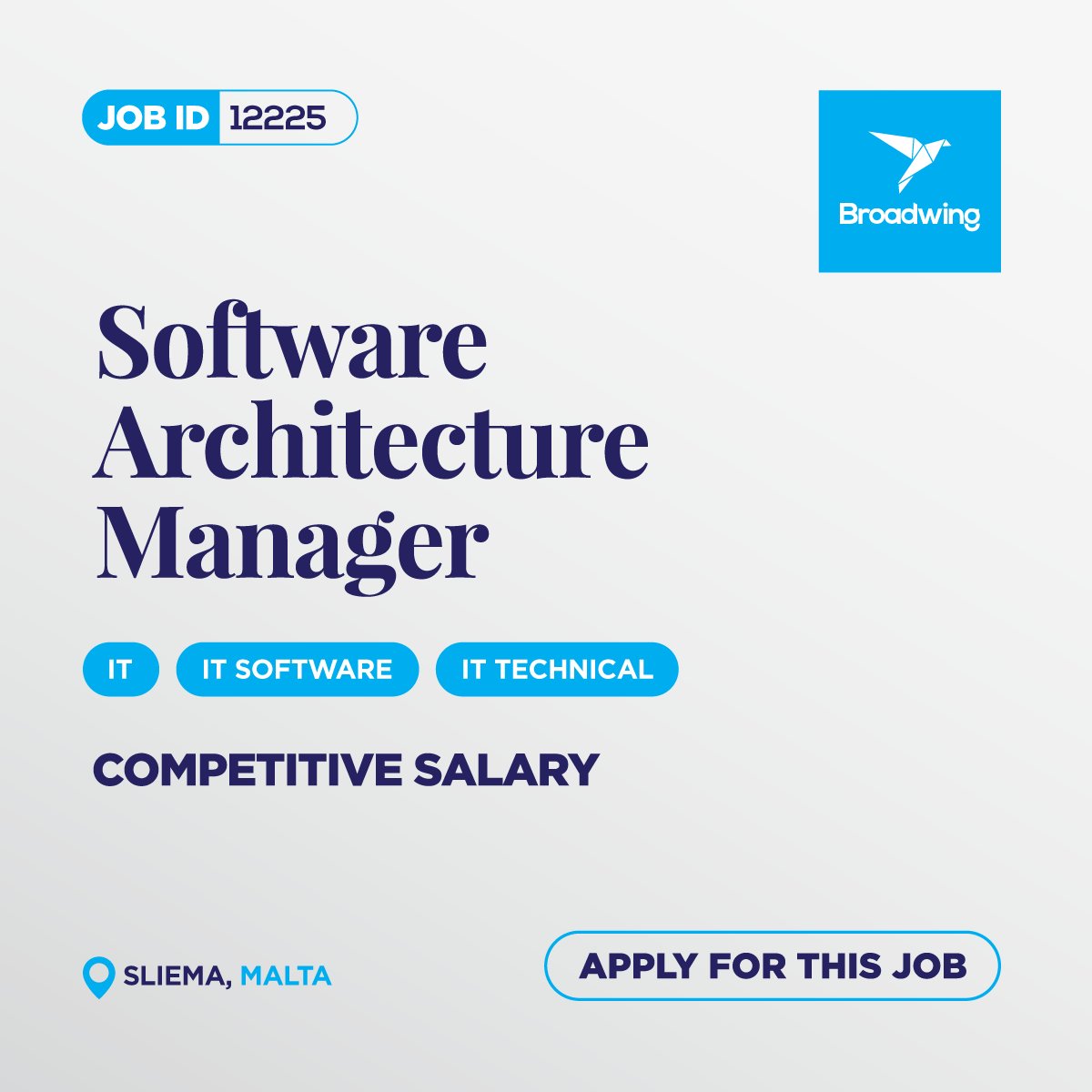 BROADWING_JOBS's tweet photo. 💼 Job Title: Software Architecture Manager
✅ Apply for this job: https://t.co/YyM4nvQwfj

#IT #itsoftware #ittechnical #managerial #ai #aws #cybersecurity #datawarehouse #erp #leadership #monitoring #postgresql #python #jobs #recruitment #staffing #employment #jobsearch https://t.co/SGBGjEjBrq