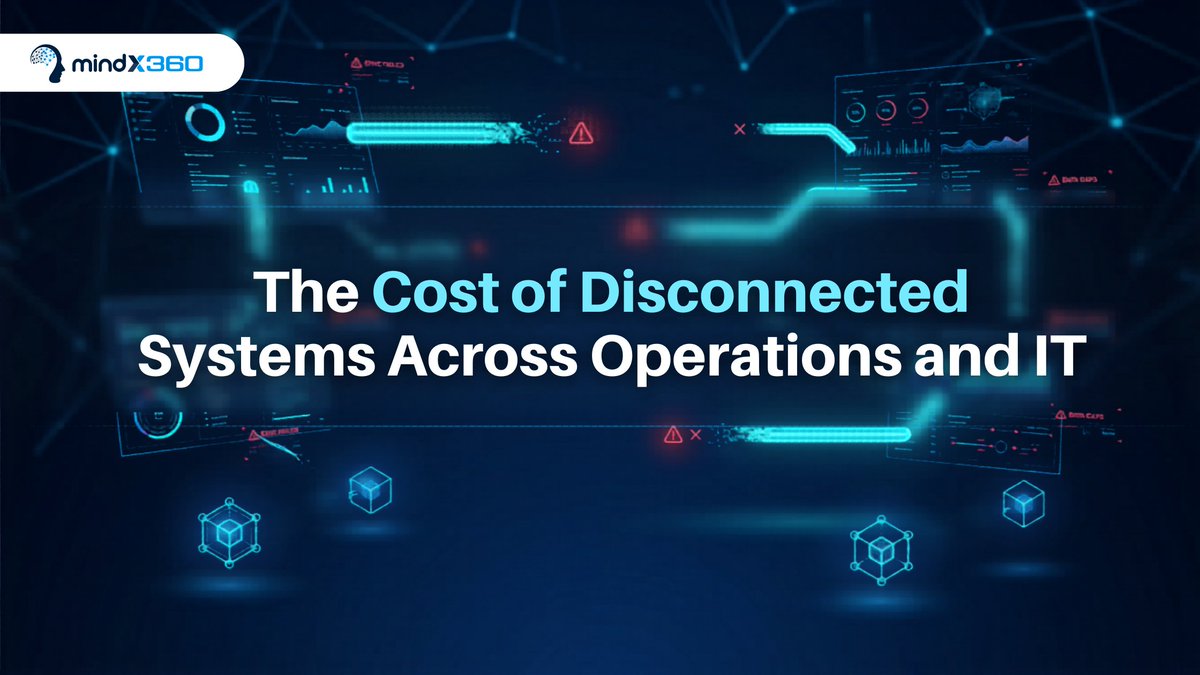 mindX360's tweet photo. The Cost of Disconnected Systems Across Operations and IT  
📖𝐑𝐞𝐚𝐝 𝐭𝐡𝐞 𝐟𝐮𝐥𝐥 𝐩𝐢𝐞𝐜𝐞 : https://t.co/2aogAM346w
#mindX360 #DigitalTransformation #MuleSoft #APIIntegration https://t.co/e9RSH6qWzk