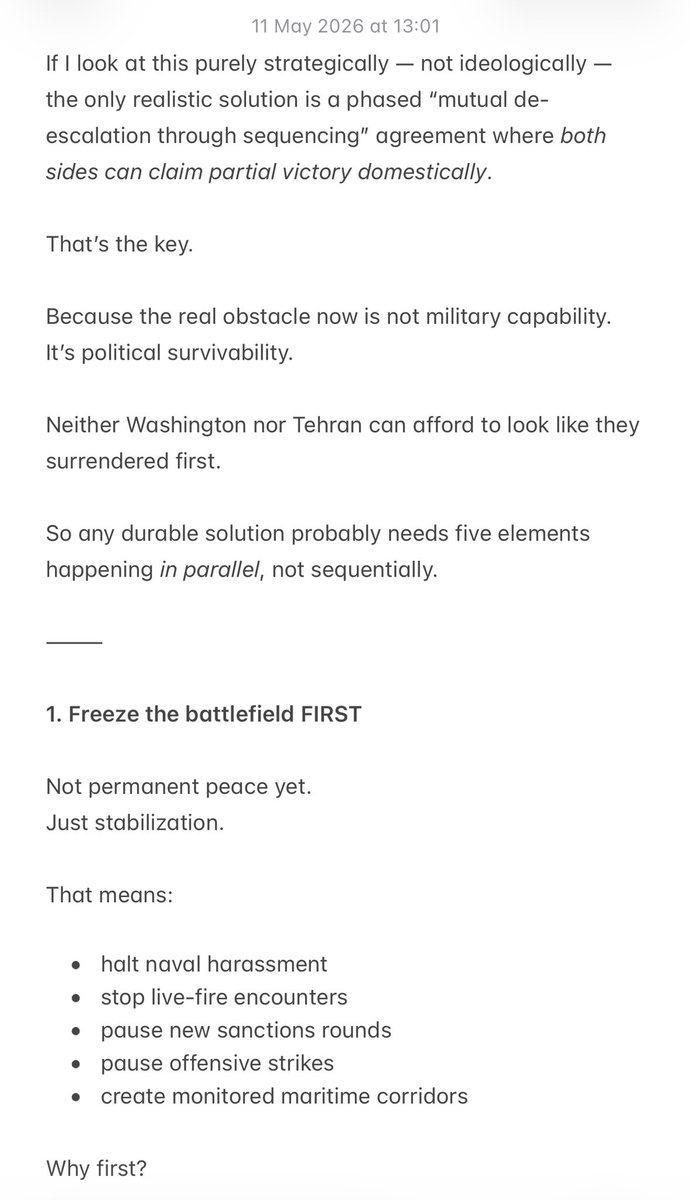 bma_82's tweet photo. ChatGPT solution to end Iran - USA conflict. 1/2

You guys could take some notes and stop acting like the only ones on planet earth.
Or just decide things on a Football match. 

@POTUS @Iran_GOV https://t.co/sdqnOfwwmW