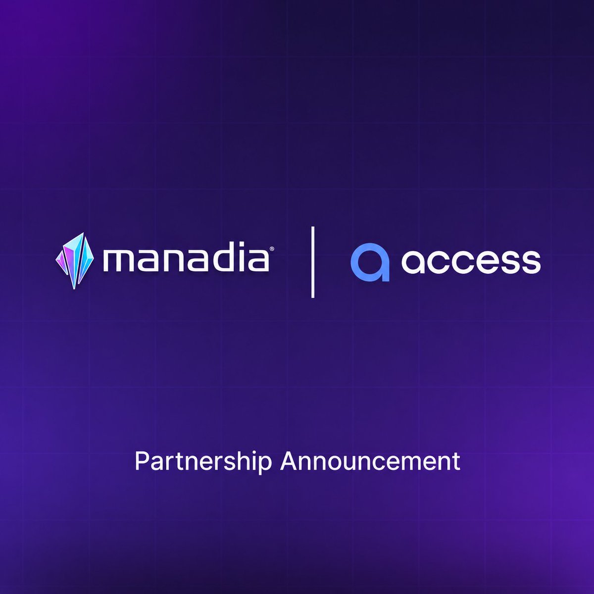 paywithmana's tweet photo. manadia × @AccessProtocol
Content isn’t just created.
It needs alignment, incentives, and settlement.
@paywithmana is partnering with #AccessProtocol to extend verifiable coordination into on-chain content economies, where distribution, engagement, and value can be directly aligned through programmable incentives.
@AccessProtocol brings a proven staking-based content monetization network, powering 350+ creators and millions in active subscriptions, enabling scalable, incentive-aligned content distribution across Web3.
With manadia’s low-trust settlement and coordination layer, these content-driven incentive flows can be verified, structured, and executed across ecosystems.
A stronger bridge between content, incentives, and settlement.